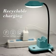 thumbnail image 5 of SPOORYYO USB Rechargeable Eye Protection Desk Lamp with Pen Container Design, Energy Saving LED, and Adjustable Brightness for Dormitory, Reading, and Bedroom Use, 5 of 8