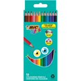 thumbnail image 1 of BIC Kids Coloring Pencils, Break Resistant, Splinter Free, Long-Lasting Colouring, Assorted Colours, 12-Pack, 1 of 4