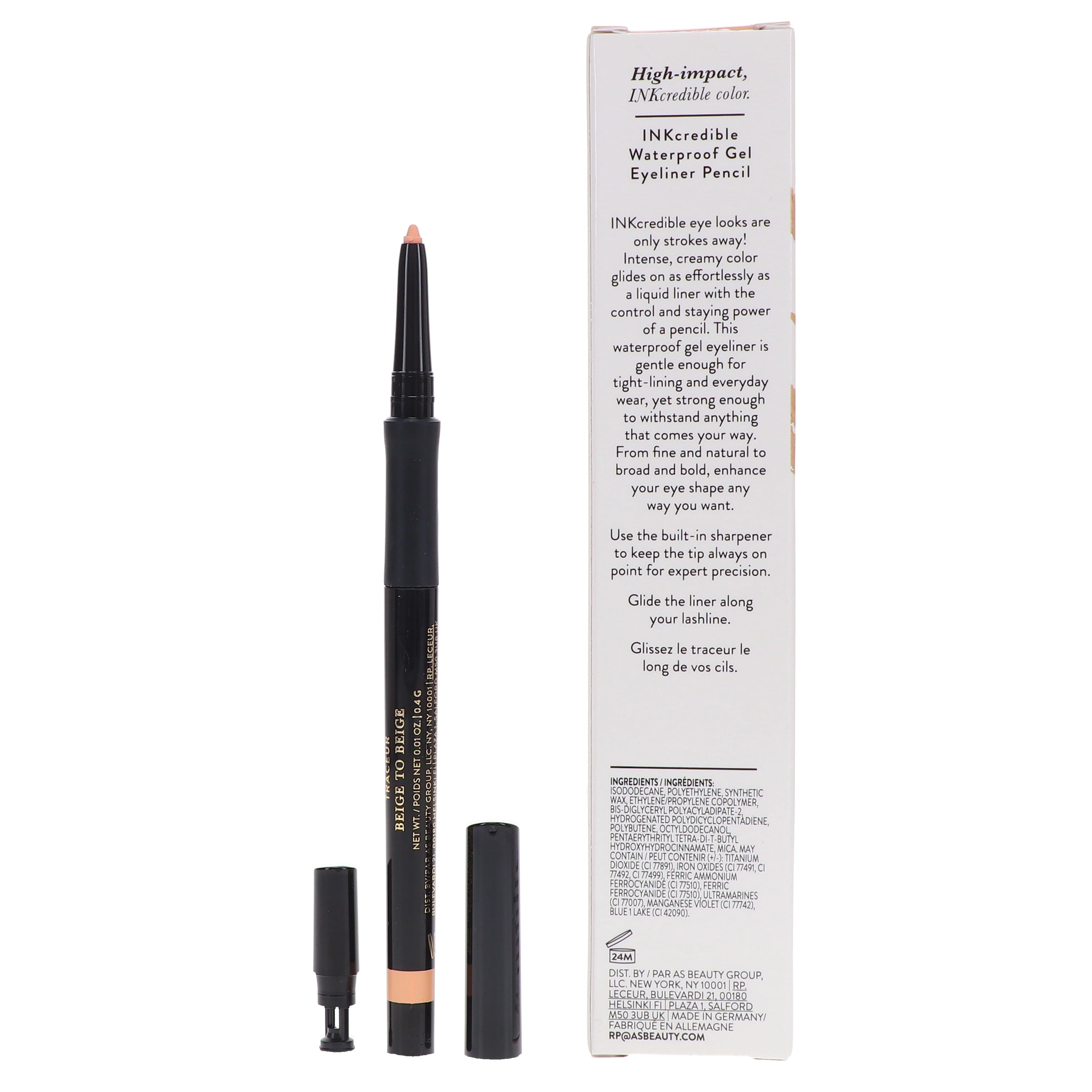 Laura Geller INKcredible Waterproof Gel Eyeliner Pencil Beige to Beige 0.01 oz