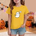 thumbnail image 2 of CAUYDY Halloween Shirts for Toddler Kid Girls Boys Graphic T-Shirts Short Sleeve Tops Spooky Season Clothes,2-3 Y, 2 of 5