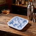 thumbnail image 1 of Bandeja de silicona para cubitos de hielo con 9 cavidades en forma de balón de fútbol | Molde reutilizable para cubitos de hielo de whisky y cócteles, 1 of 5