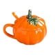 thumbnail image 2 of Aparatos de cocina, Accesorios de cocina, Utensilios de cocina, Utensilios de cocina Taza de cerámica Taza de calabaza de Halloween de alto valor Taza de café con tapa Tazón de cerámica, 2 of 6