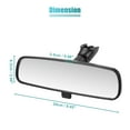 thumbnail image 4 of Unique Bargains Car Interior Inner Rearview Mirror for Nissan Black No.963212DR0A, 4 of 7