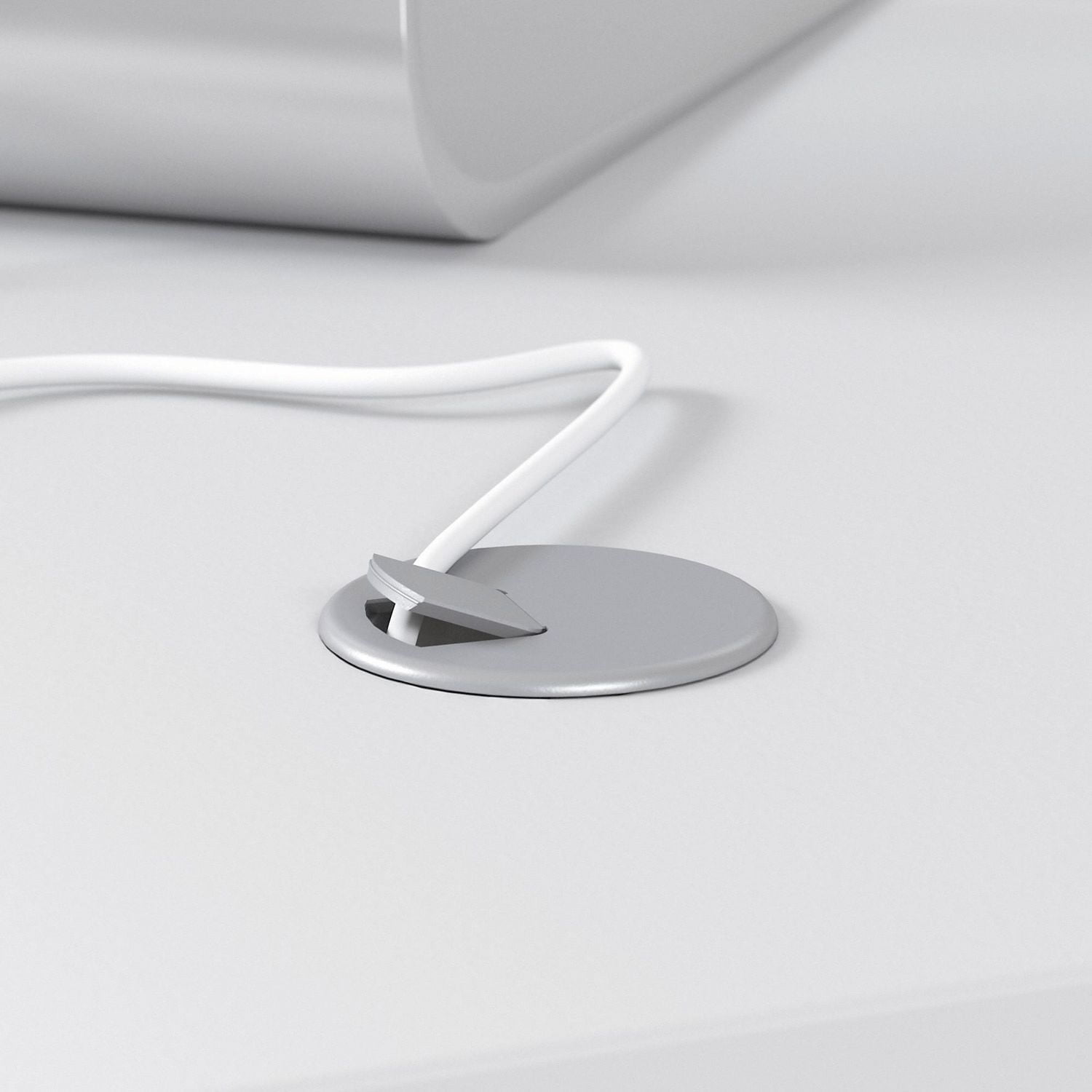 Bureau crédence 60L x 24P Studio C de Bush Business Furniture, blanc