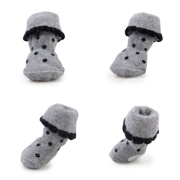 ADDHAT 4Ud Calcetines Antideslizantes De Para Mascotas Color Con Para Patas