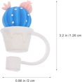 thumbnail image 2 of 6 Pcs Straw Tips Cover Straw Cap Straw Tips Lids for Reusable Straws Tea Party Birthday Party Supplies, 2 of 5