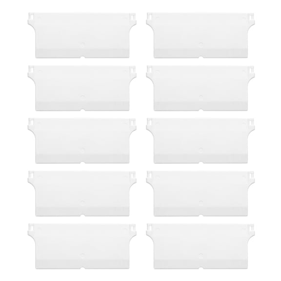10Pack Vertical Blind Weights 115mm Plastic Vertical Blind Bottom Weights Plates Accessories Curtains Replacement Bottom Slats for Home and Office