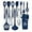 Blue, variant on Kitchen Utensils Set-12 Pieces Silicone Cooking Utensils Set (Dishwasher Safe) 392°F Heat Resistant Spatula Set, Nonstick Cookware