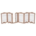 thumbnail image 1 of Valla de madera independiente Dog Gate Arf Pets de 6 paneles y 360°, 1 of 6