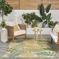 thumbnail image 2 of Nourison Aloha Floral Indoor/Outdoor Green Multicolor 3'6" x 5'6" Area Rug (4x6), 2 of 11