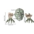 thumbnail image 3 of Halloween Decorations Three-piece Set Of Skulls And Claws Skeleton Ornaments, 3 of 5