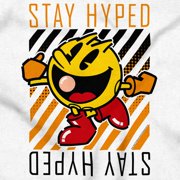 PACMAN Video Arcade Game Stay Hyped Long Sleeve TShirt Men Women Brisco Brands S