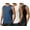Black/White/Navy Blue, variant on Men's Gym Tank Top Quick Dry 3 Pack UPF 50  Sleeveless Workout Shirts Summer Sun Protection Running Tank Tops