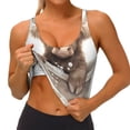 thumbnail image 3 of Balery Cute Cow Bath Sujetadores deportivos con espalda cruzada para mujer, acolchados, sin costuras, de alto impacto, ideales para yoga, gimnasio, entrenamiento y fitness.-, 3 of 8