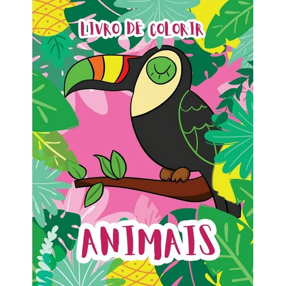 Animais: livro de colorir (Paperback)