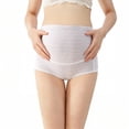 thumbnail image 2 of CAIXIA Maternity Underwear For Women with Adjustable Belly Support Plus Size Breathable Combed Cotton High Waist Panties for Pregnant, 2 of 4