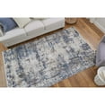 thumbnail image 2 of Feizy Cadiz Modern Abstract, Ivory/Tan/Blue, 13' x 20' Area Rug Sheen Industrial Watercolor Floor Rug for Living room Bedroom, 2 of 9