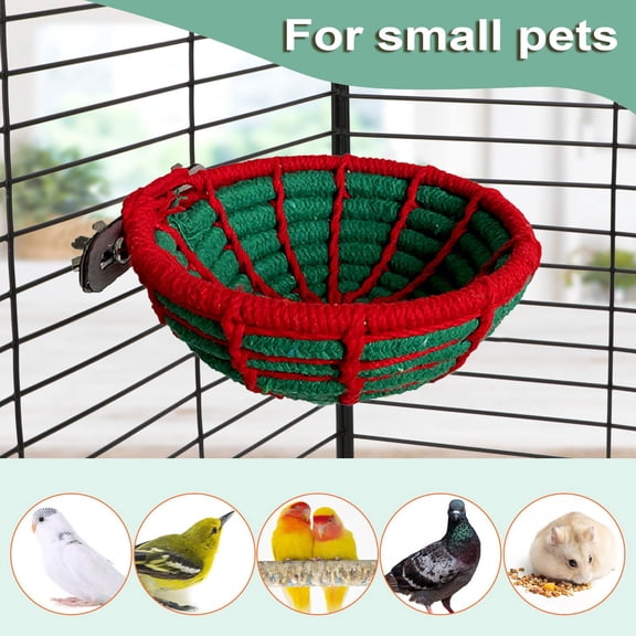Pet Supplies Handmade Coton Rope Bird Breeding Bird Cage for Small Parrots Budgie Conure Lovebird