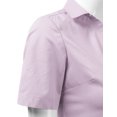 thumbnail image 5 of DOUBLJU Women's Slim Fit Plain Classic Short Sleeve Button Down Collar Shirt Blouse, 5 of 5
