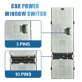 thumbnail image 4 of Unique Bargains 1 Set 25401-9N00D Car Master Power Window Switch Front Driver Side for Infiniti G35 2007-2008, 4 of 10