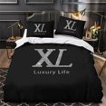 thumbnail image 3 of Home Bedding Cover Set Luxury Pattern Duvet Cover Quilt Cover Set Bed Gift Designable,Full (80"x90"), 3 of 5