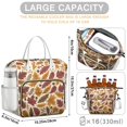 thumbnail image 5 of Autumn Fall Leaves Pattern Womens Lunch Box for Work,Insulated Large Lunch Bag for Tween and Teen,Loncheras Para Mujer,Leakproof Adult Lunch Bag for Work,Beach,Travel,Picnic,Camping, 5 of 7