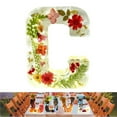 thumbnail image 1 of Handmade Floral Night Light Floral Resin Night Light Letter Floral Resin Night Light Flower Resin Letters With LED Light Floral Resin Letter Nightlight, 1 of 3