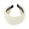 thumbnail image 5 of Unique Bargains 1 Pc Headband Chiffon Wide Hair Accessories Beige, 5 of 5