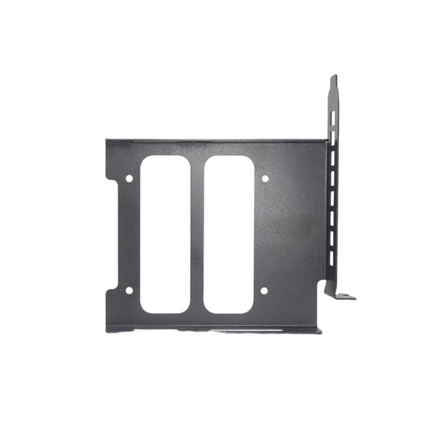 Bandeja de metal para bahía de unidad, soporte de montaje resistente para disco duro PCI SSD 35 pulgadas negro