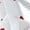 White, variant on FRSASU Womens Pajama Sets Cotton Pj Set Heart Print Long Sleeve Button Down Shirt with Long Pants 1 eye mask White
