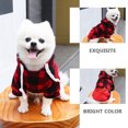 thumbnail image 3 of Mobutofu 1Set Black Polyester Christmas Pet Costume for Dogs Featuring a Grid Pattern for a Merry Celebration, 3 of 8