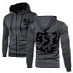 thumbnail image 1 of WILLBEST Sudaderas para Hombre, Otoño e Invierno, Abrigo Cálido para Tiempo Libre, Estampado Deportivo De Lunares, Cremallera, Bolsillo, Capucha, Cálido, Suéter con Bolsillo Superior Mediana​​, 1 of 4