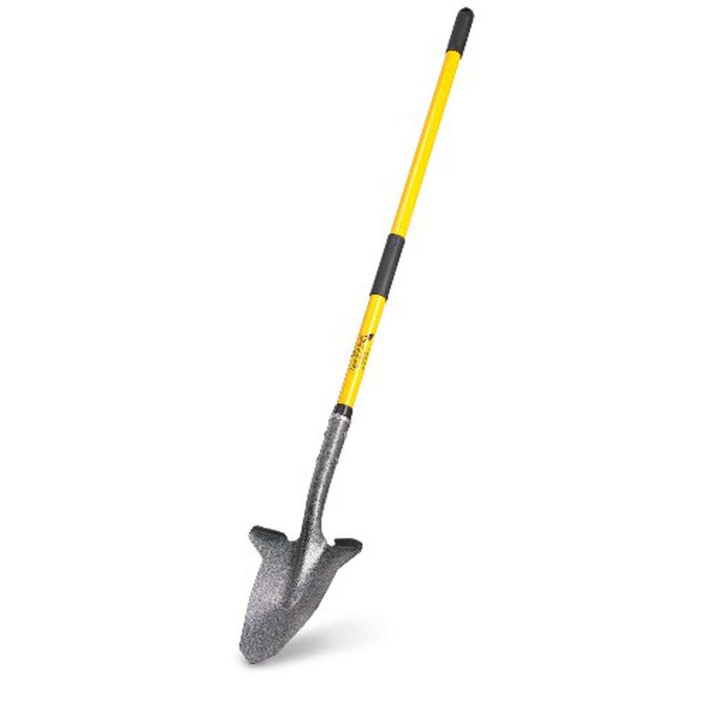 Spear Head Spade Long Handle Reinforced Fiberglass Gardening Shovel