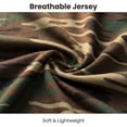 thumbnail image 4 of COUVER Men's Woodland Camouflage Short Sleeve T-Shirt, Green Woodland, X-Large, 4 of 6