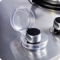 thumbnail image 3 of Stove Knob Covers Child Safety 4PCS Upgraded Double-Key Locks Gas Stove Knob Covers, Oven Stove Baby Proof Knobs for Gas Range, 3 of 4