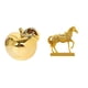 thumbnail image 1 of Escultura de fruta, estatua decorativa, figura de caballo, adorno de resina, escultura de caballo de cerámica, diseño realista, adecuada para escritor, 1 of 8