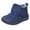 Blue, variant on Otqutp Baby First Walking Boots Toddler Winter Snow Boots Boys Girls Cold Weather Baby Shoes Hook Loop Thermal Lined Snow Boots(Black,3.5-4 Years )