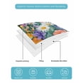 thumbnail image 5 of Watercolor Spring Floral Full Size Down Alternative Comforter, Lightweight Comforter Quilt Bedding Set with Pillow Shams Farmhouse Flowers Colorful All Seasons Bed Comforter Duvet Insert 78"x90", 5 of 7