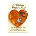 thumbnail image 2 of Pocket Hug Greeting Card (Acrylic),Christmas Veterans Day Veteran Pocket Hug – “ Never Fades” Thank You Card for Thank You for Your Ornaments for Navy force Appreciation, 2 of 9