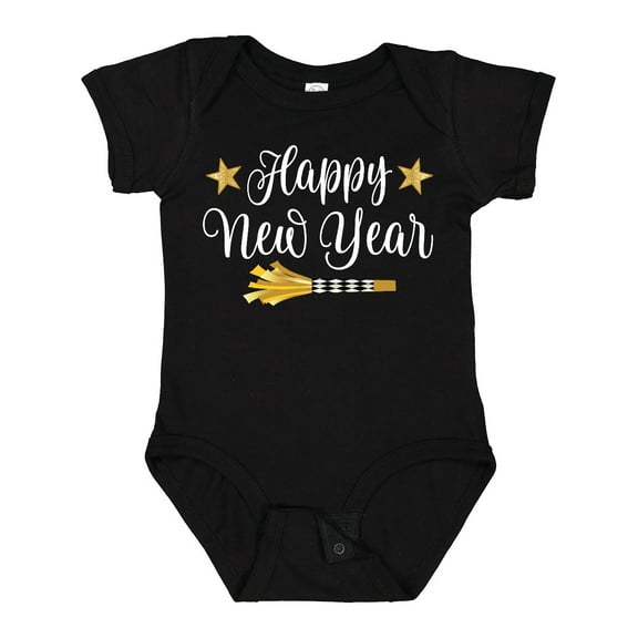 Inktastic Happy New Year Holiday Party Boys or Girls Baby Bodysuit
