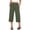 solid color, variant on RUTAYY Women's Capri Pants Solid Color High Waist with Pocket Casual Everyday Wear Comfortable Breathable Elegant Holiday Trousers