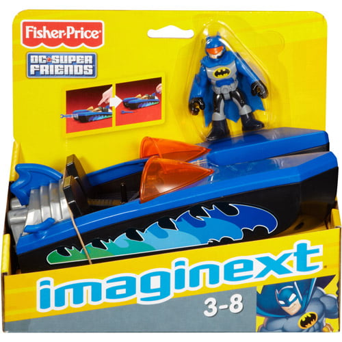 Fisher Imaginext DC Super Friends Batman Batboat Mattel V2754 2010 for sale online 