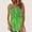 Green, variant on Runfenguu Beach Tank Tops For Women Womens Camisole Tank Tops Ladies' Casual And Fashionable Printed Round Neck Sleeveless Swim Vests