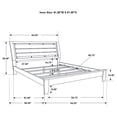 thumbnail image 4 of Serenity Queen Panel Bed Rich Merlot, 4 of 4