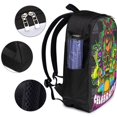 thumbnail image 2 of Mochila de viaje para portátil Five Nights at Freddy's Light Flight, antirrobo con puerto de carga USB, mochila universitaria, gran capacidad para el trabajo, color negro, 17 pulgadas, 2 of 8