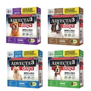 Angle View: Advecta 3 Flea & Tick Treatment for Dogs