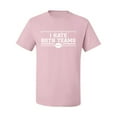thumbnail image 2 of Wild Bobby, I Hate Both Teams Sports Men Graphic T-Shirt, Light Pink, Medium, 2 of 5