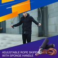 thumbnail image 3 of facefd Adults Children Jumping Rope Portable Women Men Students Adjustable Skipping Cord Strength Training Exercise Sports Gear, 3 of 5