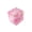 B, variant on Pink Squishy Stress Cube with 3D Bubble Texture and Floral Inclusion, Slow Rising Squeeze Toy for Relaxation Relief