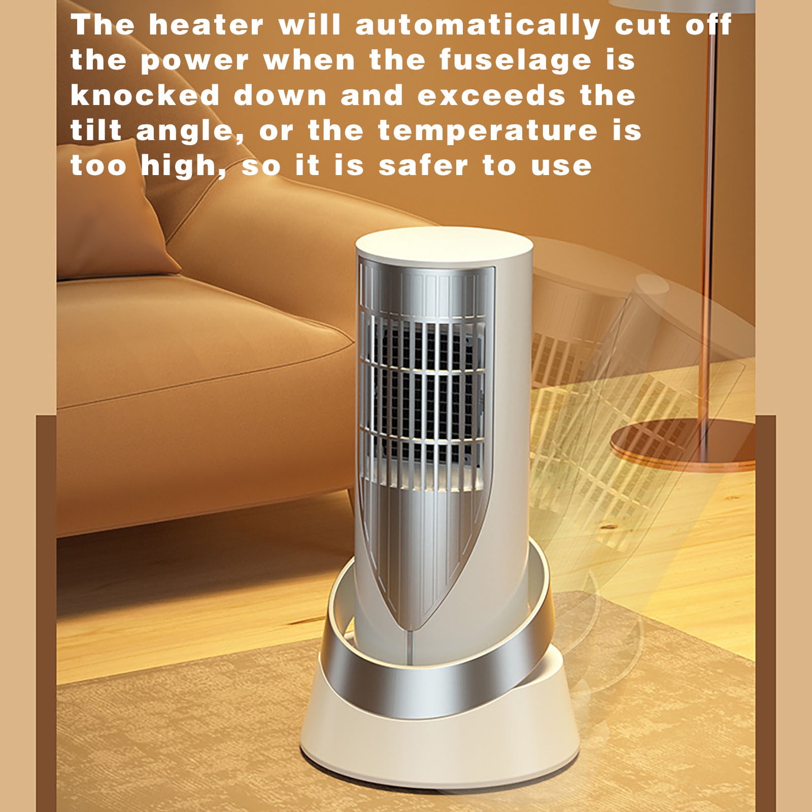 Vggrvlo Space Heater 1500W Portable Electric Heaters for Indoor Use 2025 Upgraded 9.5ft/s Portable Electric Heaters for Office Desk